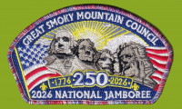 Great Smoky Mountain Council 2026 NJ 250 Mt Rushmore JSP rwb border Great Smoky Mountain Council #557