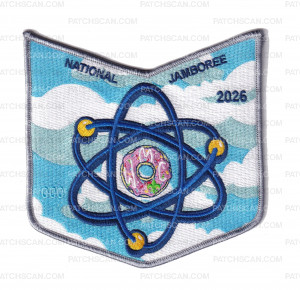 Patch Scan of WMC National Jamboree Contingent 2026(Doughnut Bottom Pocket-Silver)(Ghosted #)