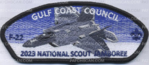 Patch Scan of 449936 F-22 2023 National Scout Jamboree 
