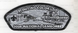 Patch Scan of Scouting Colorado 2026 Jamboree Past Set (Silverthorne)