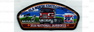 Patch Scan of 2026 National Jamboree CSP Mack Trucks Red (PO 103908)