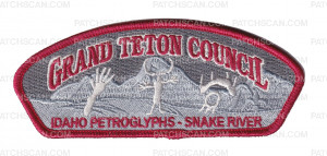 Patch Scan of Grand Teton Council Idaho Petroglyphs CSP