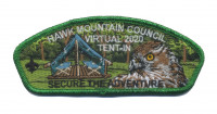 Secure the Adventure (Green Metallic) Hawk Mountain Council #528