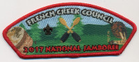 French Creek Council- 2017 National Jamboree - Drum and Shakers (Red Border)  French Creek Council #532