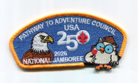 Pathway to Aventure Council 2026 NJ 250 JSP gold border Pathway to Adventure Council #