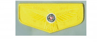 Kawida Lodge flap Wimachtendienk yellow Blue Grass Council #204