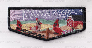 Patch Scan of Nawakwa Lodge 2026 Staff Flaps