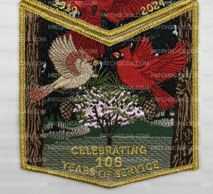 Patch Scan of Nawakwa Lodge Flap Set - Pocket