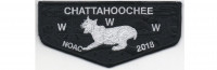 2018 NOAC Flap Black/White (PO 87947) Chattahoochee Council #91