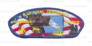 Patch Scan of MONTANA COUNCIL - 2013 JSP (DARK BLUE BORDER)
