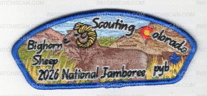 Patch Scan of Scouting Colorado 2026 Jamboree Nature Set (Sheep)