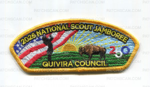 Patch Scan of Quivira Council National Jamboree 2026 250th