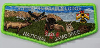 Southern Prairie 2026 NJ flap lt green bdr Last Frontier Council #480 merged with Cimmaron Council