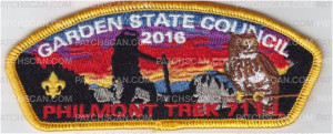 Patch Scan of Garden State Council Philmont Trek 711-L
