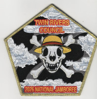 Twin Rivers Council 2026 NJ Center patch gold met border Twin Rivers Council #364