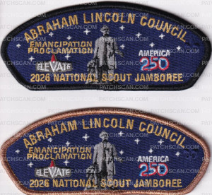 Patch Scan of 485374- Abraham Lincoln Council - National Jamboree
