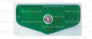 Patch Scan of Kawida Lodge Flap Witahemui green