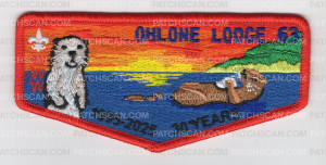 Patch Scan of Ohlone Lodge 63 1995-2025 30 Years flap
