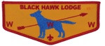 Black Hawk Lodge Flap (Yellow Retro)   Mississippi Valley Council #141