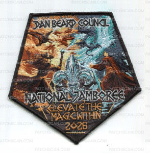 Patch Scan of Dan Beard Council 2026 Jamboree (Center)