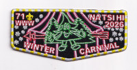 MONMOUTH COUNCIL WINTER CARNIVAL OA FLAP Monmouth Council #347