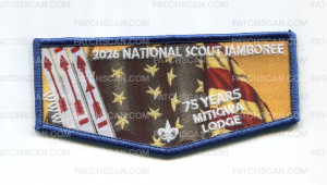 Patch Scan of Mid-Iowa Council 2026 National Jamboree OA Set (Flap)