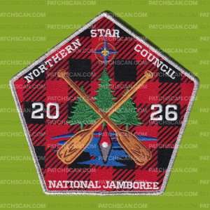 Patch Scan of North Star Council 2026 Jamboree (Center) Metallic