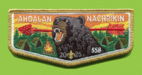 Ahoalan Nachpikin 2025 Standard Flap(Gold Metallic) Chickasaw Council #558