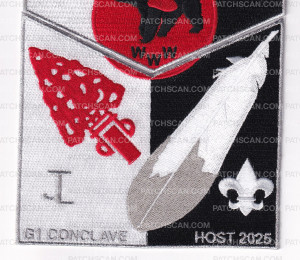 Patch Scan of Comanche Lodge 254 G1 Conclave Pocket Set