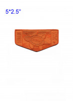 Unami One NOAC 2022 (Two Tone Orange) Ghosted Flap  Cradle of Liberty Council #525