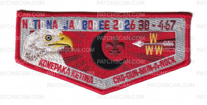 Patch Scan of Konepaka Ketiwa Cho-Gun-Mun-A-Nock 2026 National Jamboree flap