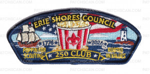 Patch Scan of Erie Shores Council 250 Club CSP