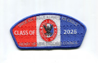 Heart of New England Council Class of 2025 Eagle CSP blue border Heart of New England Council