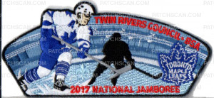Patch Scan of Original Six NHL Twin Rivers Council National Jamboree 2017