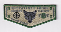 Kittatinny NOAC Patch - Green Border Hawk Mountain Council #528