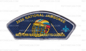 Patch Scan of WMC National Jamboree Contingent 2026(Hockey helmet CSP - Silver)(Ghosted #)