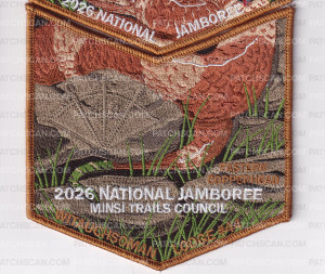 Patch Scan of Witauchsoman 44 national jamboree copperhead