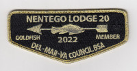 Nentego Gold Fish Member 2022 Flap Del-Mar-Va Council #81
