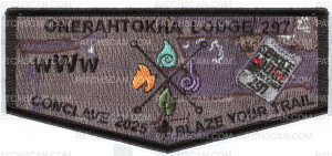 Patch Scan of ONERAHTOKHA LODGE 297 CONCLAVE 2025 ROCK