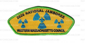 Patch Scan of WMC National Jamboree Contingent 2026(Heart of CSP - Green)