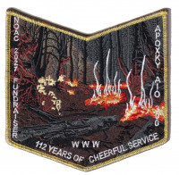 Apoxky Aio 300 NOAC 2027 Fundraiser pocket patch Montana Council #315