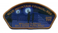 FOS 2016 - Do a good turn daily Blue Mountain Council #604