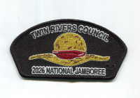Twin Rivers Council 2026 National Jamboree hat JSP black border Twin Rivers Council #364