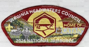 Patch Scan of Virgina Headwaters Council Delegate Set
