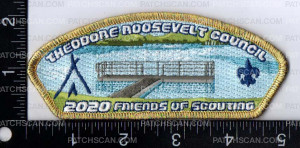 Patch Scan of Theodore Roosevelt Council Friends of Scouting 2020
