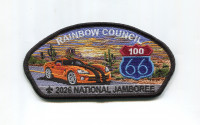 Rainbow Council 2026 NJ orange car JSP black bdr Rainbow Council #702