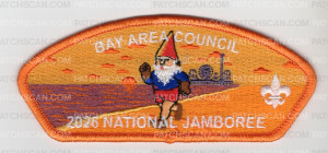 Patch Scan of Sam Houston Area Council Jamboree 2026 (Beach/Orange)