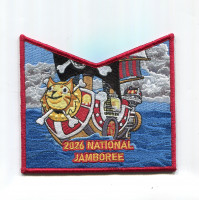 Kittan Lodge 19 2026 National Jamboree pocket patch red border Twin Rivers Council #364