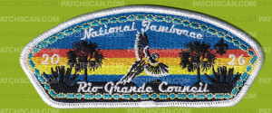 Patch Scan of Rio Grande Council 2026 Jamboree (Parrot)