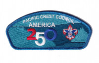 Pacific Crest Council America 250 CSP blue metallic border Pacific Crest Council